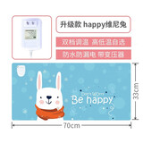 昕科 暖桌垫办公室发热桌垫可爱书写电加热桌垫加大防水鼠标保暖垫子 店长推荐33*70cm-兔兔