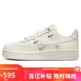 耐克NIKE板鞋女空军一号 AIR FORCE 1运动鞋FV3654-111帆白38