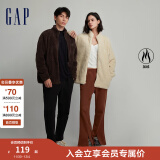 Gap男女装秋冬款LOGO抱抱绒立领运动卫衣817851休闲上衣 冰淇淋白 170/84A(XXS)