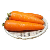 聚怀斋 新鲜红萝卜2.5kg 水果胡萝卜 脆甜生萝卜 水洗新鲜萝卜 新鲜蔬菜 健康轻食