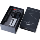 凌美德国进口 凌美(LAMY)钢笔墨水笔学生礼品笔恒星礼盒套装含墨水+吸墨器+墨胆 50周年 礼物送学生 炭黑色EF尖（50周年礼盒）