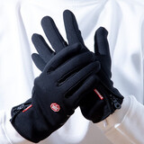 博沃尼克冬季防寒触屏手套保暖触屏保暖防风防滑骑行手套全指登山手套 L