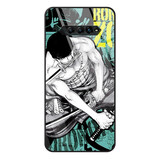 迈琪数码 小米黑鲨4手机壳磨砂3s黑鲨3Pro 5G保护套防摔2代helo防摔来图定制 黑鲨4/4pro【玻璃壳】鬼刀索隆