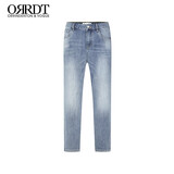 ORRDT澳林丹顿轻奢男装牛仔裤春秋时尚休闲修身微弹百搭长裤 232牛仔蓝 33 （175/84A）