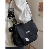 盛菲曼ins大学生斜挎包上课休闲背包单肩包 日系包包女原宿复古邮差包男