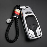 热鹰适用奥迪钥匙套新A4L A5 Q5L老Q7 TTS高档车钥匙壳扣包个性保护套