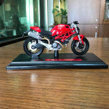 美驰图1:18 摩托车 模型 机车川崎h2r模型 玩具 仿真 跑车男生礼物 杜卡迪696