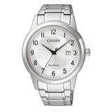 西铁城（CITIZEN）光动能男女士手表 情侣系列腕表 商务休闲简约 生日礼物 AW1231-58B 男表