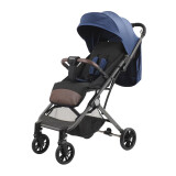 宝宝好Y3婴儿推车可坐可躺超轻便携高景观可折叠可变拉杆箱婴儿车 Y3-蓝色(新配色）