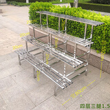 盈姿 花架不锈钢防腐大花架阳台铁艺多层花架子室内外定制多肉阶梯 四层【长150cm]3腿