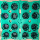 富立仕水上种植浮床生态浮岛水生植物漂浮板水面景观人工种植生态浮盘 八孔浮岛+双色花盆+螺丝