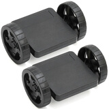 MECHILE儿童磁力片玩具纯磁力片散片拼装拼插吸铁石男孩女孩玩具 汽车轮组合