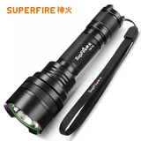 神火（SupFire）C8-T6强光手电筒10W 可充电防水式 家庭户外骑行防身 远射LED做照明灯