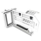 酷冷至尊（CoolerMaster）显卡PCI-E 3.0 4.0白色转向支架垂直放转接X16延长线 立放转弯支架 V3版 白色