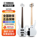 雅马哈（YAMAHA）电贝斯TRBX174四弦5五弦初学者被主动TRBX304贝司 TRBX304-WHT白色