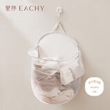 EACHY脏衣篮脏衣服收纳筐收纳桶家用卫生间壁挂放衣服神器脏衣篓 白色