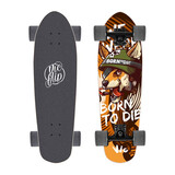 一豹 （VIC）枫木大鱼板 成人儿童四轮小鱼板 滑板 代步刷街 VIC27寸 大鱼DOG