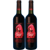 伊卡偌斯西班牙原酒进口红酒赤霞珠干红葡萄酒13.5度 750ml*2瓶