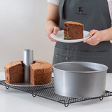 CAKELAND日本进口Cakeland戚风蛋糕模具烤箱模具活底烟囱模烘培蛋糕胚模具 8寸