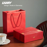 LAMY钢笔礼盒 狩猎系列练字正姿钢笔学生文具办公礼品 节日礼物企业团购 草莓红0.5mm
