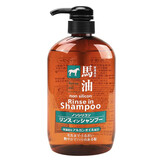 熊野油脂（kumano）熊野马油洗发水 男女通用无硅油弱酸性洗发水日本进口 马油洗护合一洗发水 600ml