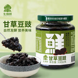 七菇鲜全食物日记甘草豆豉 台湾进口黑豆豉粒调味酱下饭拌面酱300g
