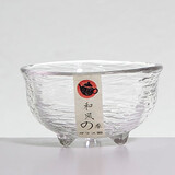 和风四季 玻璃品茗杯耐热茶杯个人杯主人杯茶具功夫茶杯一口杯锤目纹杯子 （T款）冰纹三脚杯(50ml)