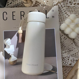 【高品质】波比熊不锈钢保温杯ins原宿风简约男清新可爱少女心森系学生水杯子创意个性潮流情侣 流苏保温杯米白400ml+杯刷