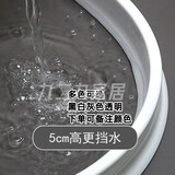璐妲硅胶可弯曲挡水条浴室防水条加高卫生间阻水条淋浴房干湿分离隔断 加高挡水条配工具包 100cm 白色【3*5CM】