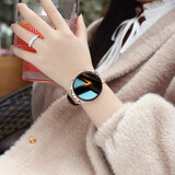 SAE智能手表女生高颜值蓝牙通话消息提醒多运动电子表多功能计步闹钟防水运动手表适用于ios安卓手机 经典格【蓝牙通话+消息提醒等多功能】