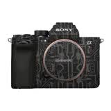美本堂 适用于索尼A7R5相机保护贴膜SONY a7r5机身贴纸贴皮碳纤维磨砂3M 电路暗金 索尼A7R5