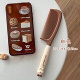 可爱卡通梳子女士长发防静电家用便携细齿头梳儿童女孩梳头  白兔