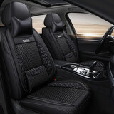 2021款东风日产尼桑新轩逸蓝鸟骐达逍客奇骏劲客天籁夏季透气冰丝全包汽车座套19款四季汽车坐垫车座垫 神秘黑 东风日产尼桑轩逸逍客劲客天籁西玛骐达骊威奇骏帕拉丁