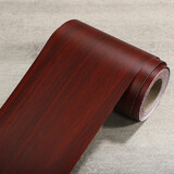 纤纤无纺自粘腰线踢脚线地脚线墙角线修补墙贴门框包边翻新木纹贴纸防水 红枫木 10cm宽*长5米