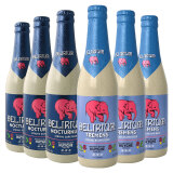 粉象（Delirium）深粉*3/浅粉*3啤酒 精酿 啤酒 330ml*6瓶  比利时进口 春日出游