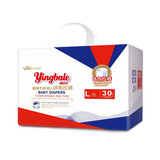 巴比儿英巴乐（Yingbale）超薄绵柔透气婴儿拉拉裤通用成长裤学步裤清货 L码30片