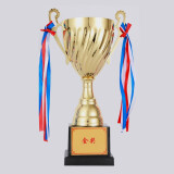 英友（ENYOU）金属奖杯定制篮球足球体育比赛年会颁奖学生儿童奖杯 碗形大号