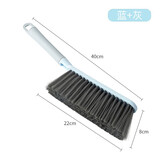 麦麦提扫床刷家用软毛刷沙发床上清洁扫床刷子卧室笤帚长柄除尘刷 浅蓝色-1把