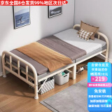 万坤（WANKUN） 折叠床单人床家用午休床简易便携租房床木板午睡铁床行军床 灰色加厚乳胶款（70*180cm）