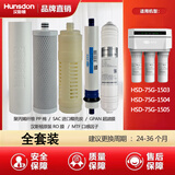 汉斯顿汉斯顿净水器滤芯HSD-75G/E-1503/1504/1505原装活性炭RO反渗透 全套装（两到三年更换）