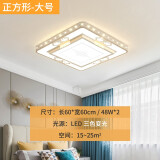 灯诺堡LED现代简约家用大气客厅灯饰 2024新款大厅吊灯卧室灯具 60cm-三色