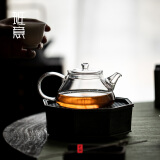 班意 耐热玻璃小泡茶壶迷你煮茶壶家用单壶花茶加厚过滤功夫茶具器 泡茶壶（尚品致思250ML）