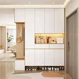 木月入户玄关柜鞋柜门厅柜欧松板ENF级18MM定制鞋柜1.2*2.4米