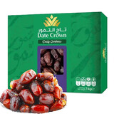 皇冠椰枣（Date Crown） 阿联酋进口休闲零食免洗果干黑椰枣红枣礼盒节日送礼迪拜特产 椰枣1kg*1盒