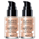 柏氏摇摇粉遮瑕持妆水粉霜30ml保湿粉底液bb霜裸妆轻薄无瑕持久升级版 （2瓶）自然白3号