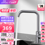 九牧（JOMOO） 厨房水龙头7字型枪灰龙头360度可旋转高挑水龙头33151-506/HBS-Z