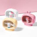 名创优品（MINISO）三丽鸥迷你电视机造型小夜灯卧室床头睡眠少女台灯桌面小摆件礼物 凯蒂猫