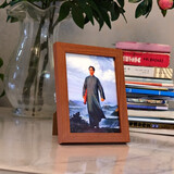 韶之红毛主席像装饰字画办公桌面摆台画像伟人恩来挂画挂像壁画励志家装 去安源画像 7寸（21cm*16cm）