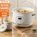 九阳（Joyoung）2.5L大容量一锅四胆家用白瓷隔水电炖锅智能预约免看管保温养生锅多功能煲汤电炖盅热水快炖辅食锅 智能白瓷隔水炖 2.5L 加赠0.5LX3个内胆