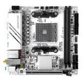 精粤B550i GAMING主板/B350i/B450i迷你itx主板DDR4内存AM4锐龙4/5代游戏电脑主板R5 5600G/R5 5700X3D 精粤B550i GAMING主板 搭配MT792
